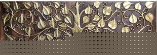 菩提树木雕金箔画 欣赏【现代金属工艺品】